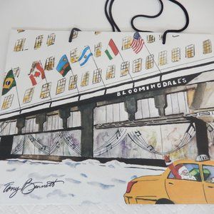 Bloomingdales Vintage 2008 Tony Bennett Holiday Shopping Bag